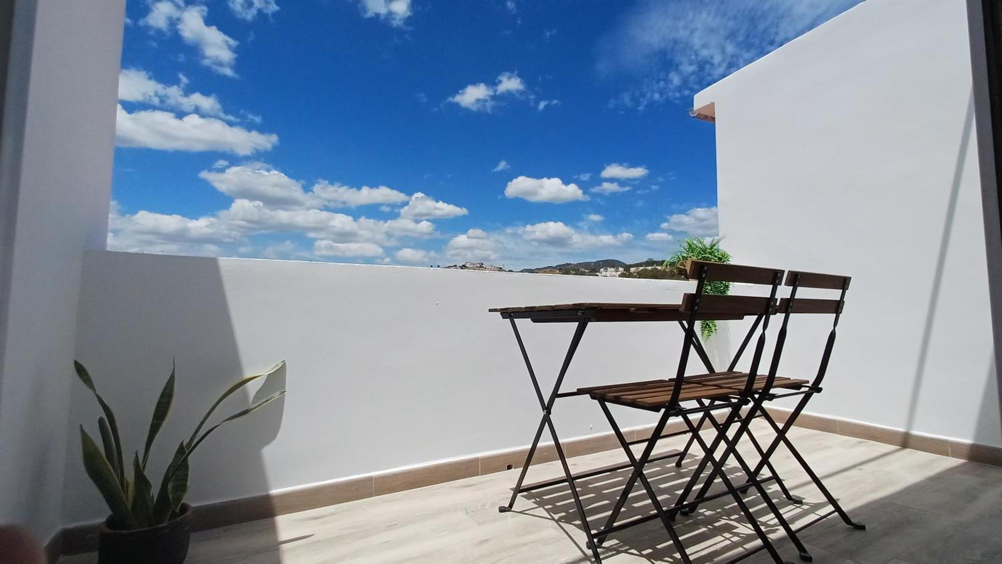 Ferienwohnung Terrace Penthouse And Chill Málaga Exterior foto